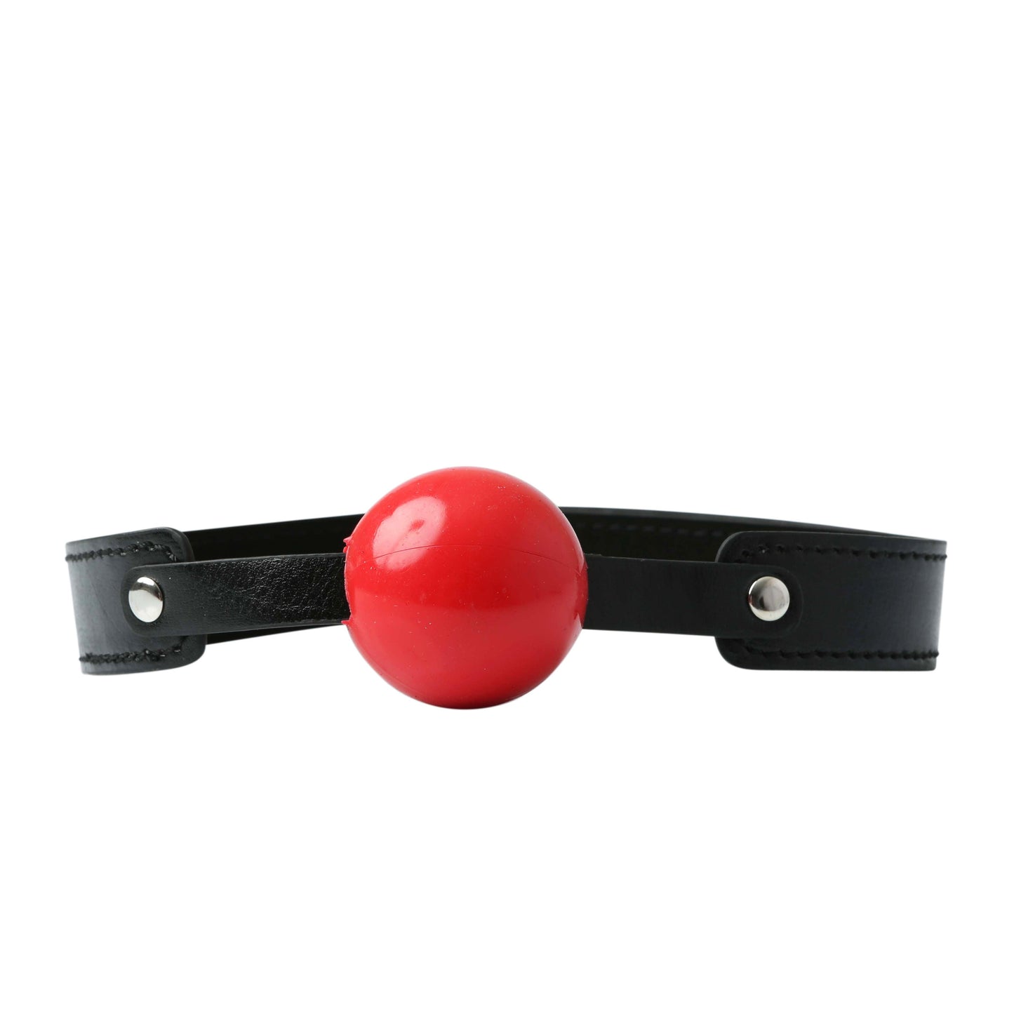 Sex and Mischief Solid Ball Gag - Red - Love It Wet