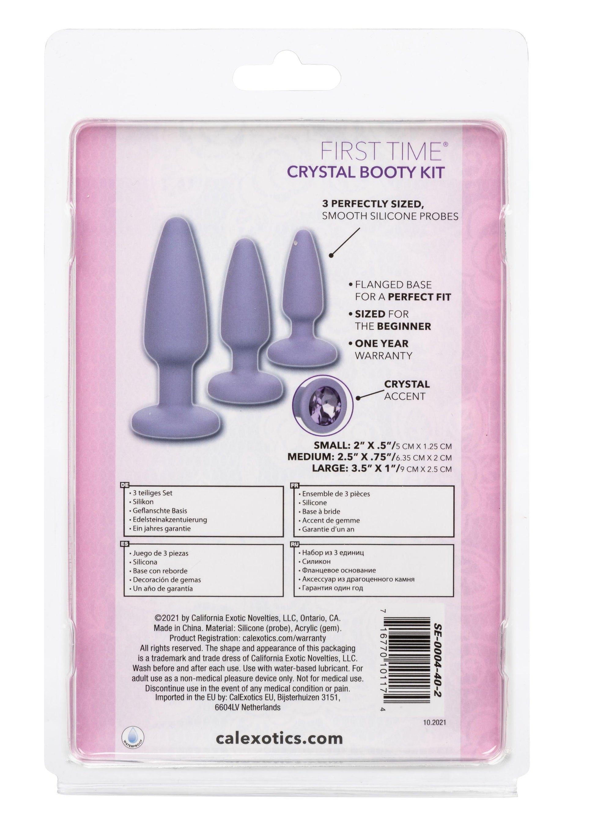 First Time Crystal Booty Kit - Purple - Love It Wet