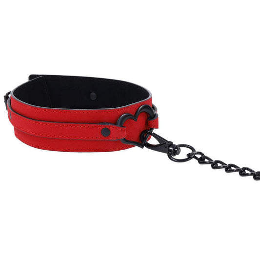 Amor Collar and Leash - Red - Love It Wet