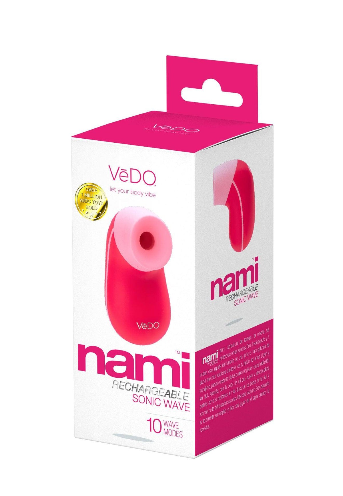 Nami Rechargeable Sonic Vibe - Foxy Pink - Love It Wet