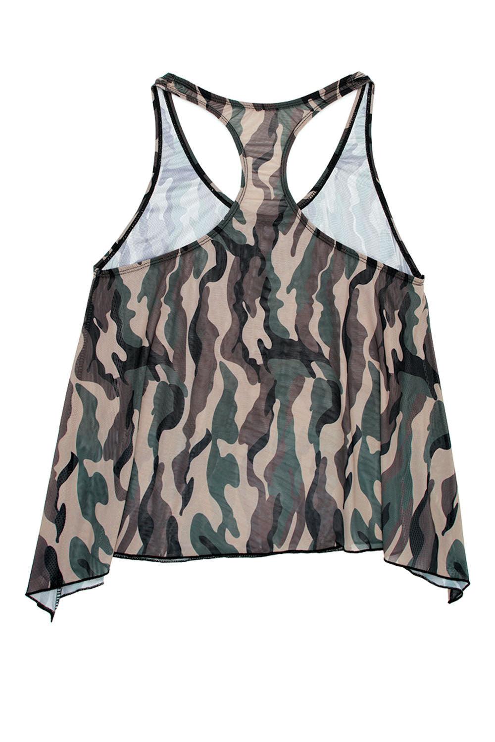 Savage Af Swing Top - Forest Camo - S/m - Love It Wet