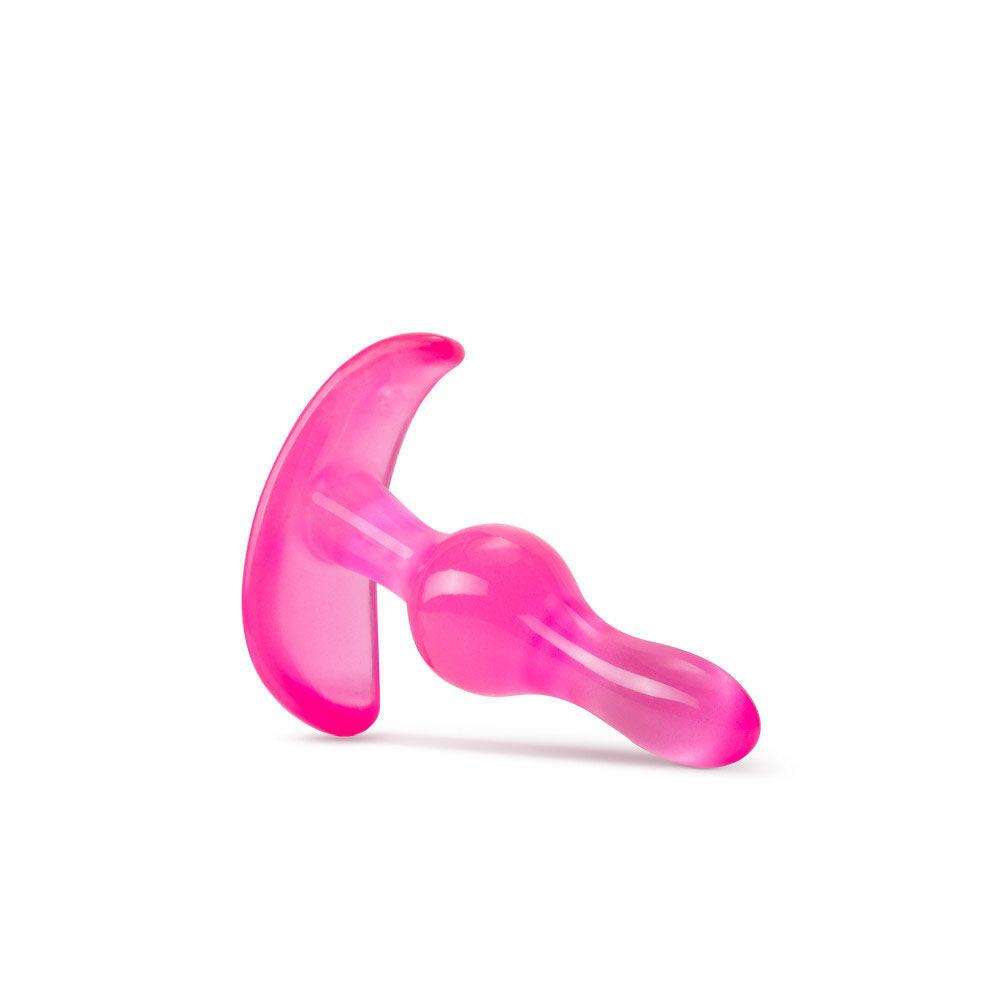 B Yours - Curvy Anal Plug - Pink - Love It Wet