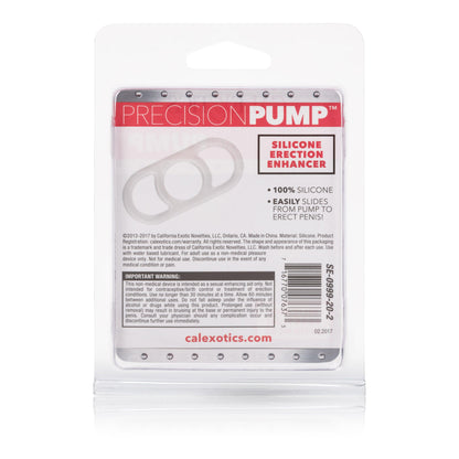 Precision Pump Silicone Erection Enhancer - Smoke - Love It Wet