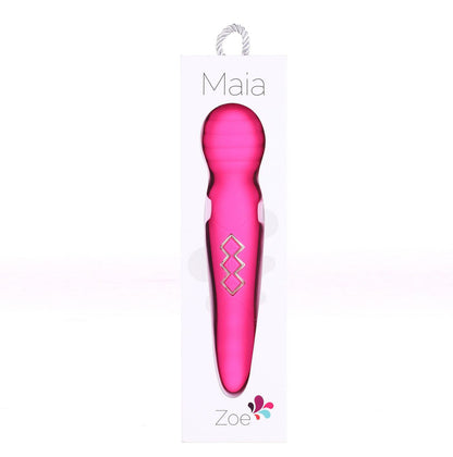 Zoe Twisty Dual Vibrating Pleasure Wand - Pink - Love It Wet