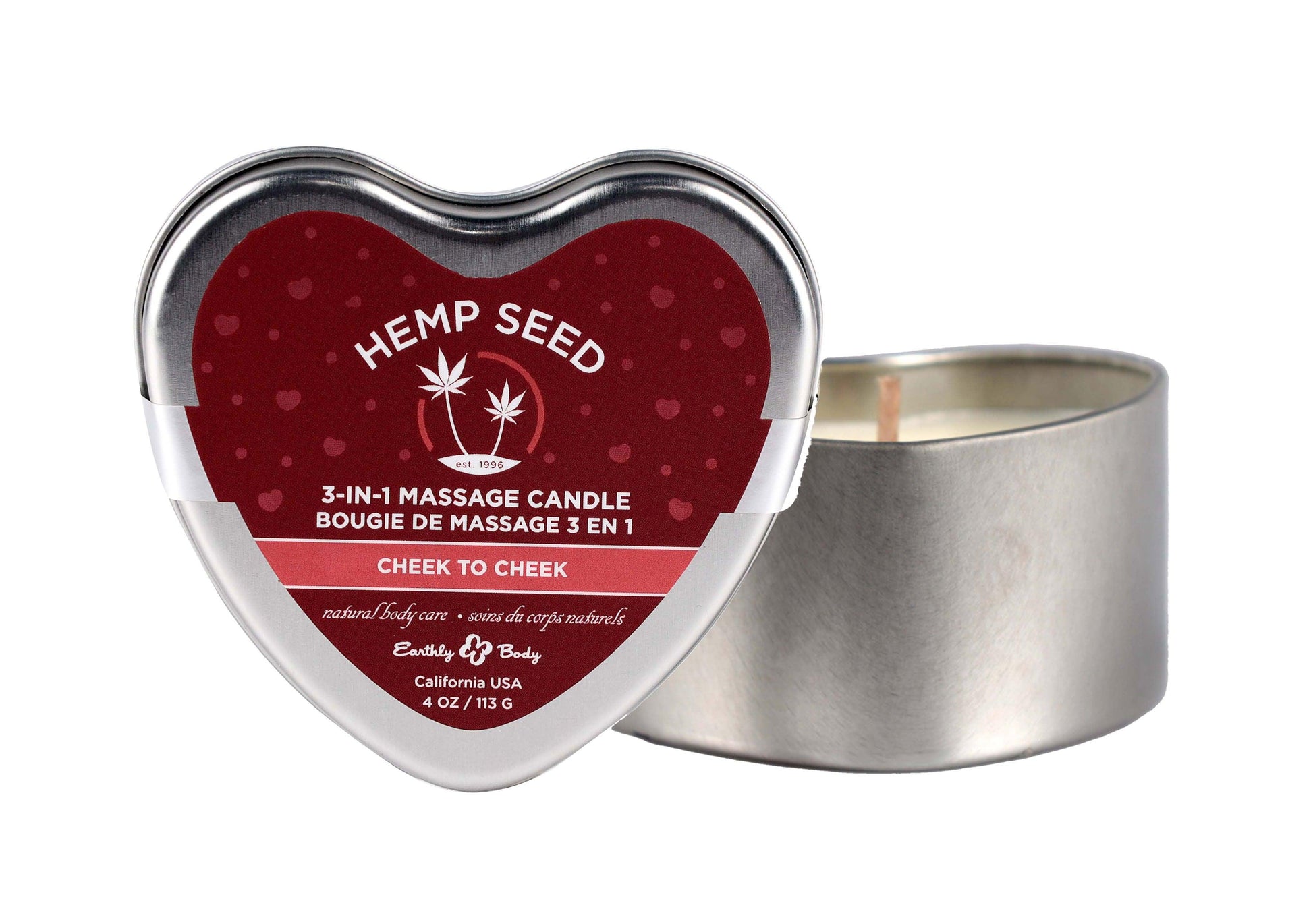 3-in-1 Massage Candle - Cheek to Cheek - 4 Oz - Love It Wet