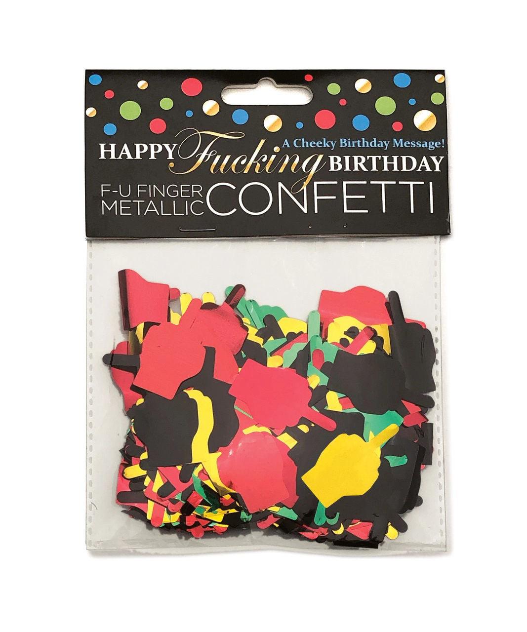 Happy Fucking Birthday Confetti - Love It Wet