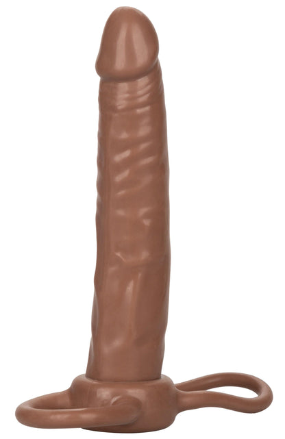 Accommodator Dual Penetrator - Brown - Love It Wet