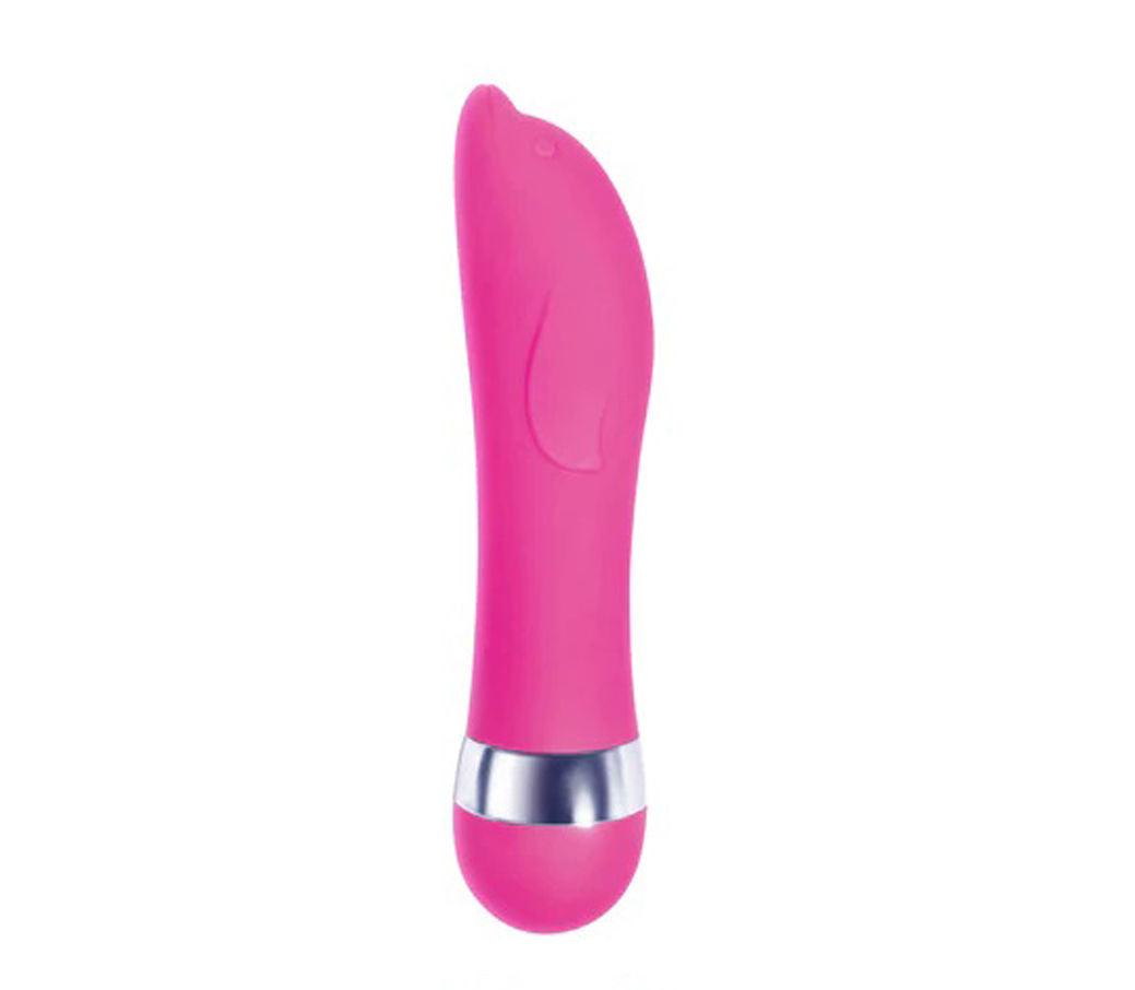 Pinkies Silicoat Mini-Vibe Dolphy - Pink - Love It Wet