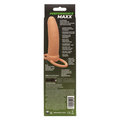 Performance Maxx Rechargeable Thick Dual Penetrator - Ivory - Love It Wet