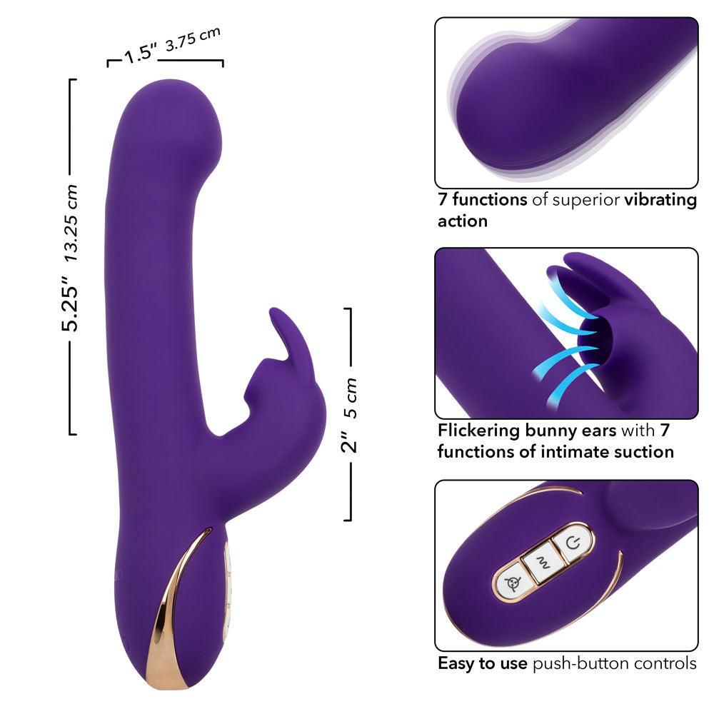 Jack Rabbit Signature Silicone Suction Rabbit - Purple - Love It Wet