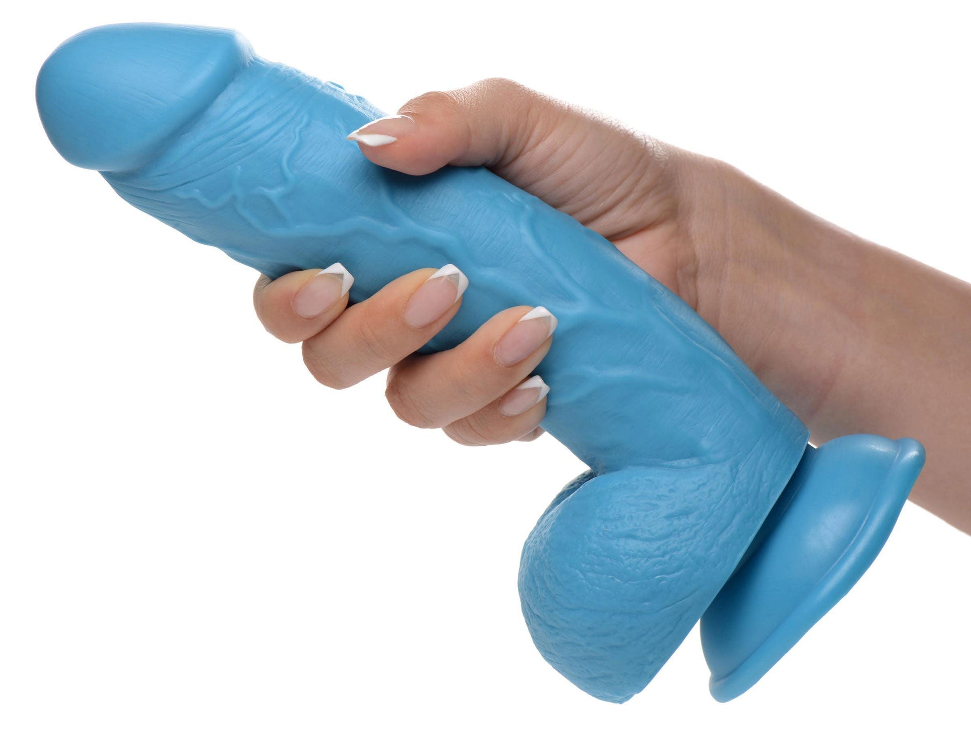 Pop Pecker 8.25 Inch Dildo With Balls - Light - Love It Wet