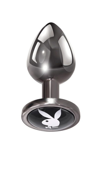 Playboy Pleasure - Tux - Small - Butt Plug - Hematite - Love It Wet