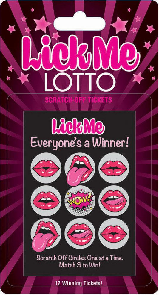 Lick Me Lotto 12 Winning Tickets! - Love It Wet