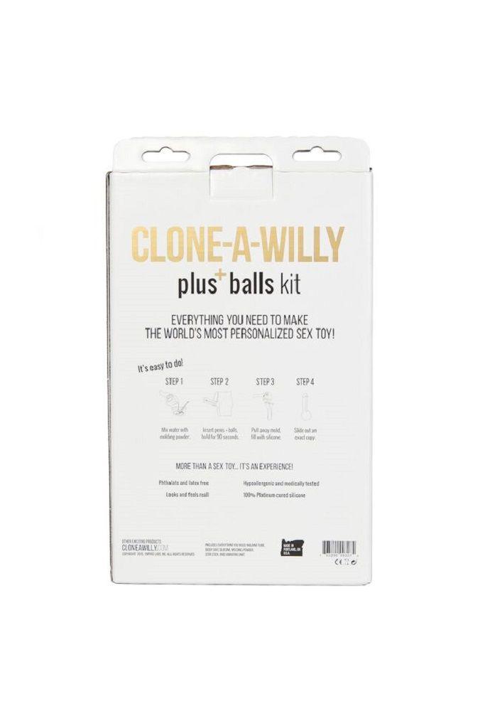 Clone-a Willy Plus Balls Kit - Light Skin Tone - Love It Wet