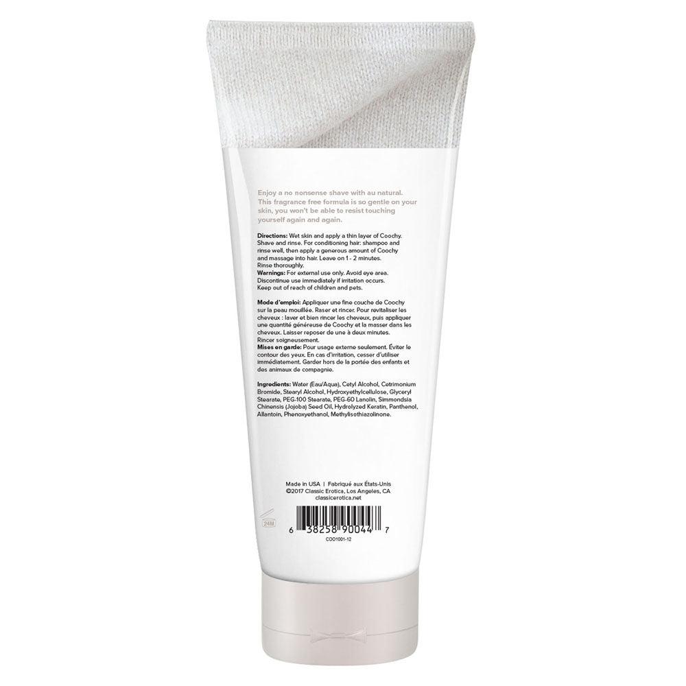 Coochy Shave Cream Au Natural 12.5 Fl. Oz. - Love It Wet