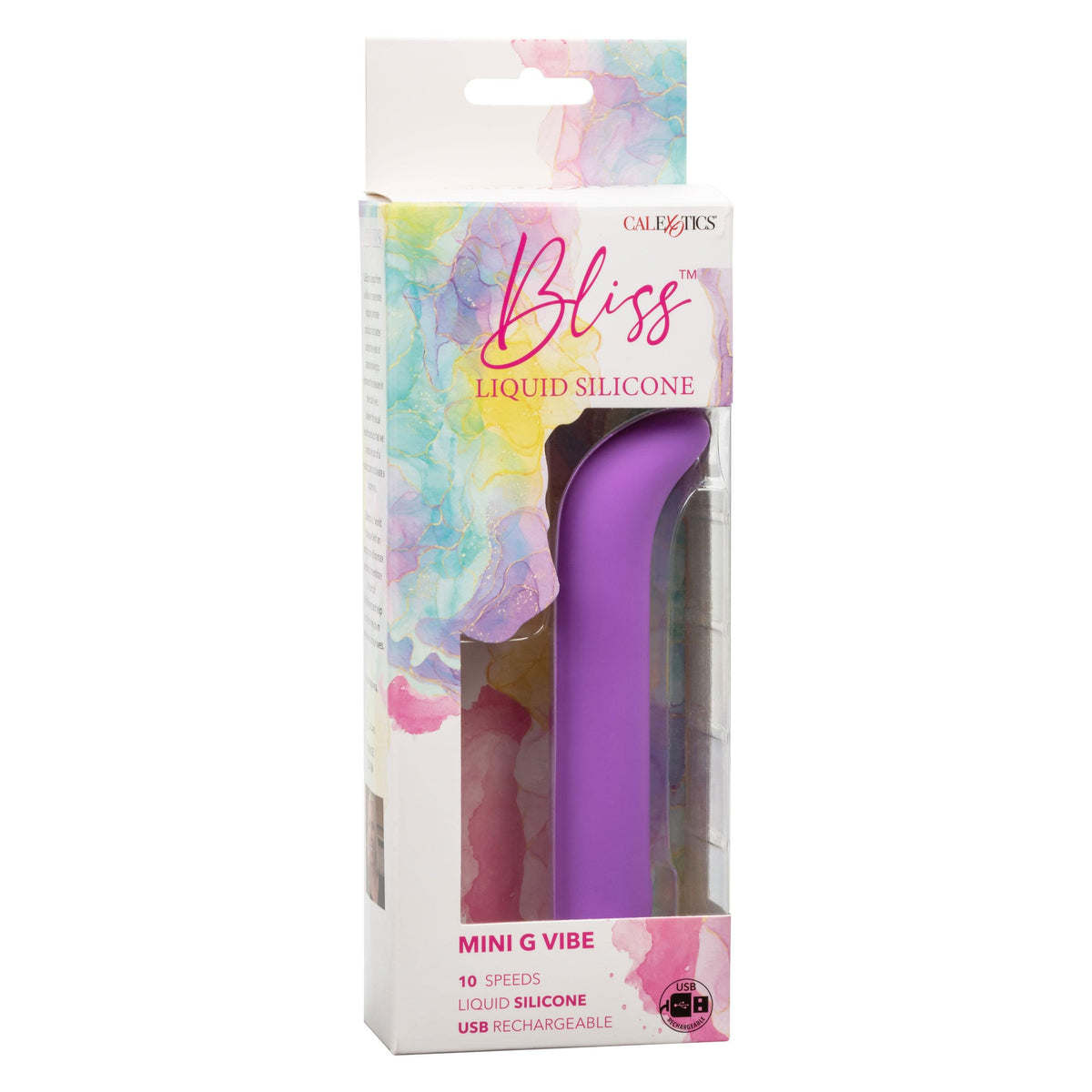 Bliss Liquid Silicone Mini G Vibe - Purple - Love It Wet