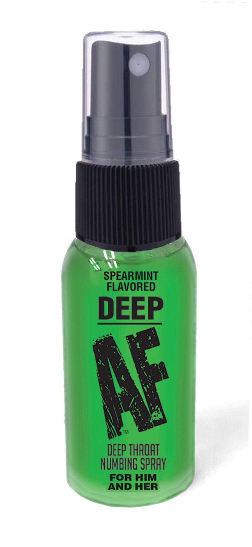 Deep Af - Spearmint Flavored Deep Throat Spray - 1 Oz - Love It Wet