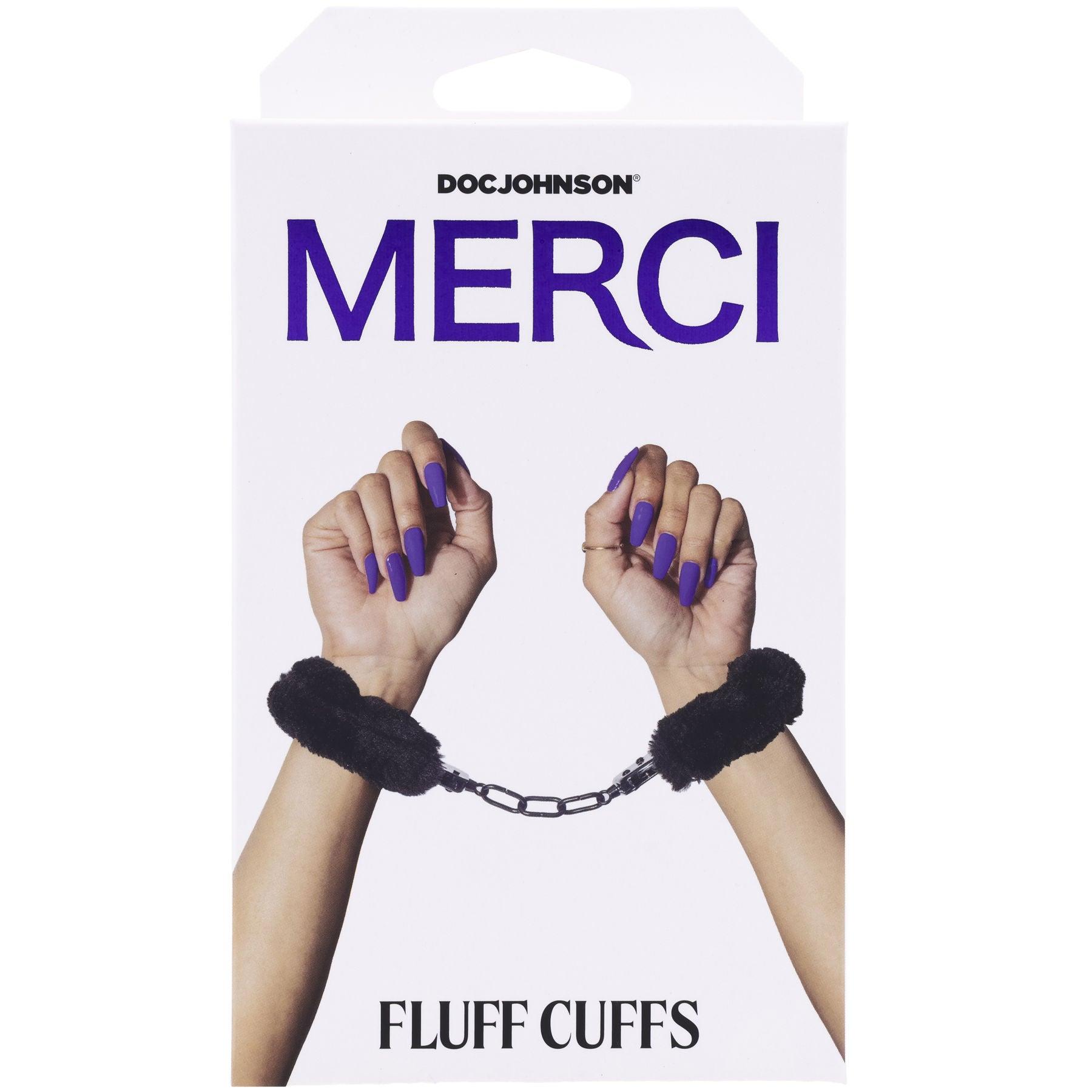 Merci - Fluff Cuffs - Black - Love It Wet