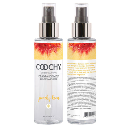 Coochy Oh So Tempting Fragrance Mist - Peachy Keen - 4 Fl. Oz. - Love It Wet