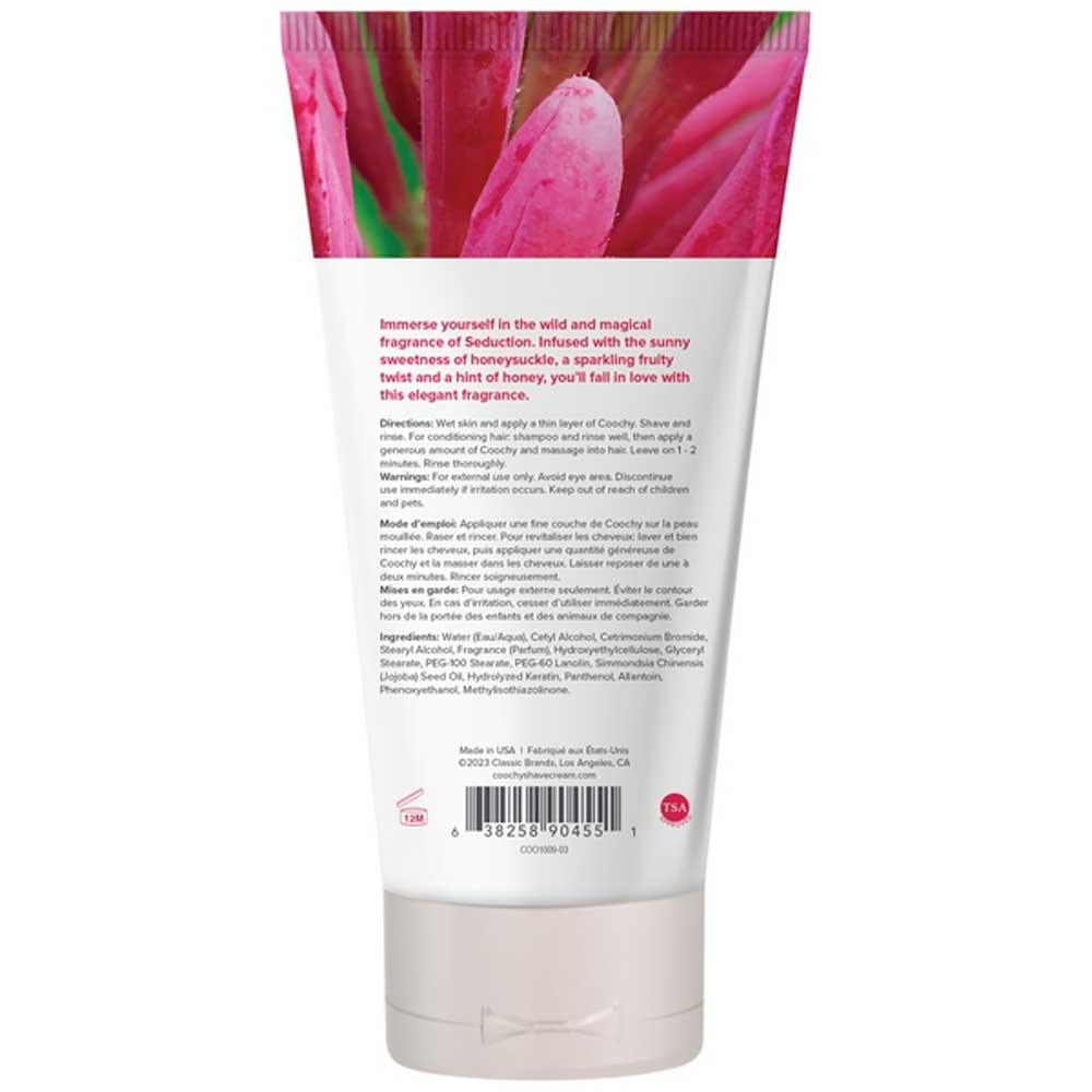 Coochy Oh So Smooth Shave Cream - Seduction - 3.4 Oz - Love It Wet