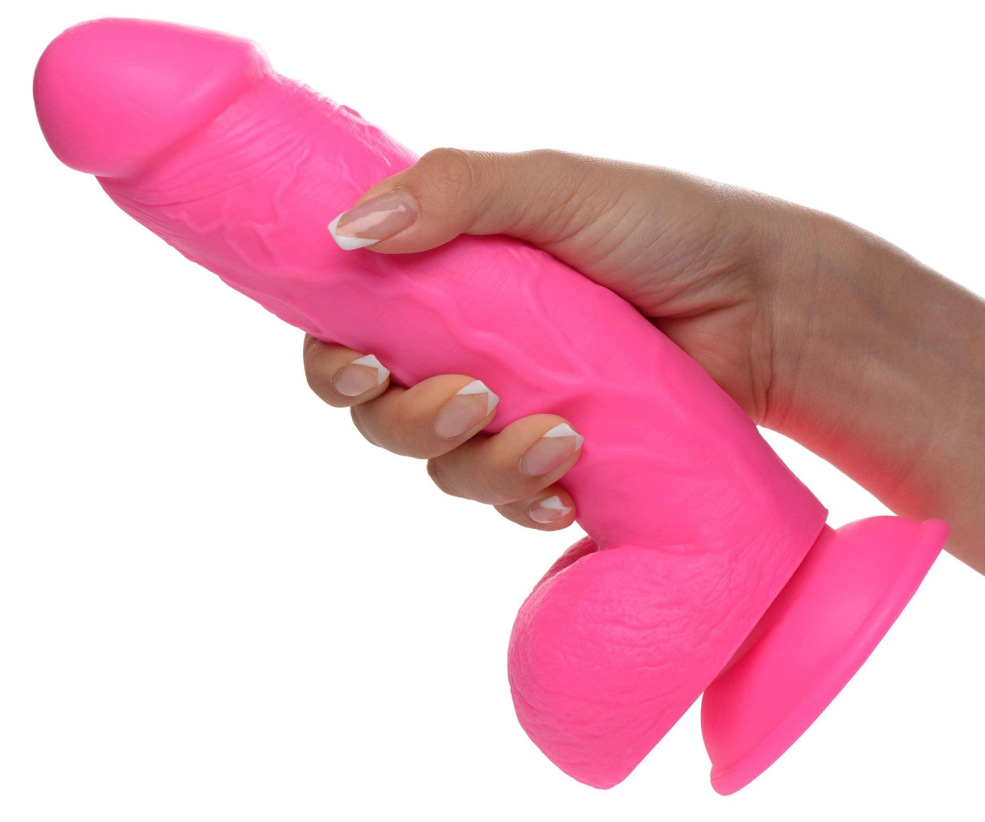 Pop Pecker 8.25 Inch Dildo With Balls - Light - Love It Wet