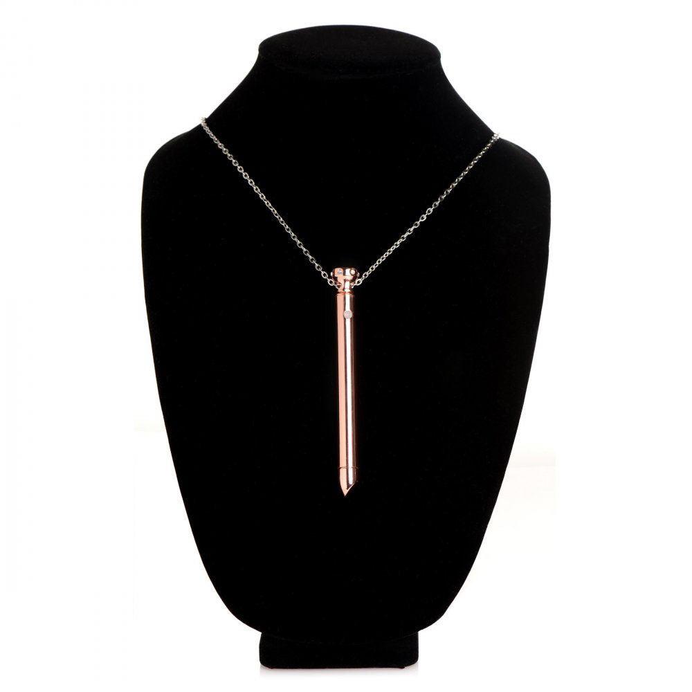 7x Vibrating Necklace - Rose Gold - Love It Wet