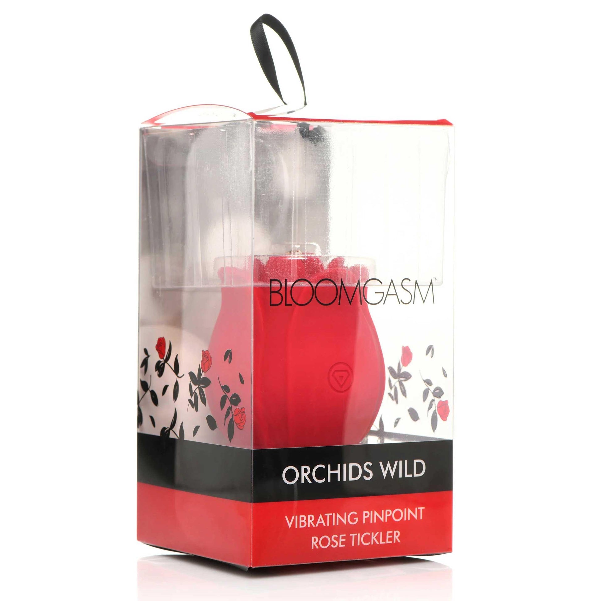 Orchids Wild Vibrating Pinpoint Rose Tickler - Red - Love It Wet