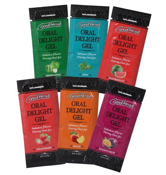 Goodhead - Oral Delight Gel - 6 Pack - 0.24 Oz - Love It Wet