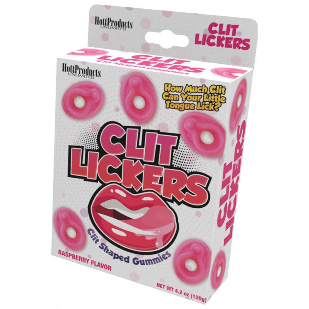 Clit Lickers Gummies Raspberry Flavors 4.2oz - Love It Wet