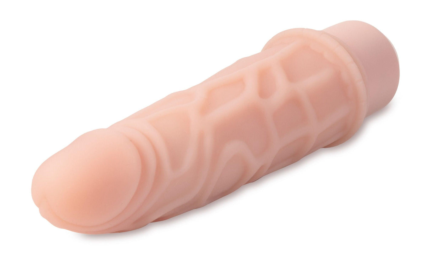 Dr. Skin Silicone - Dr. Robert - 7 Inch Vibrating Dildo -Beige - Love It Wet