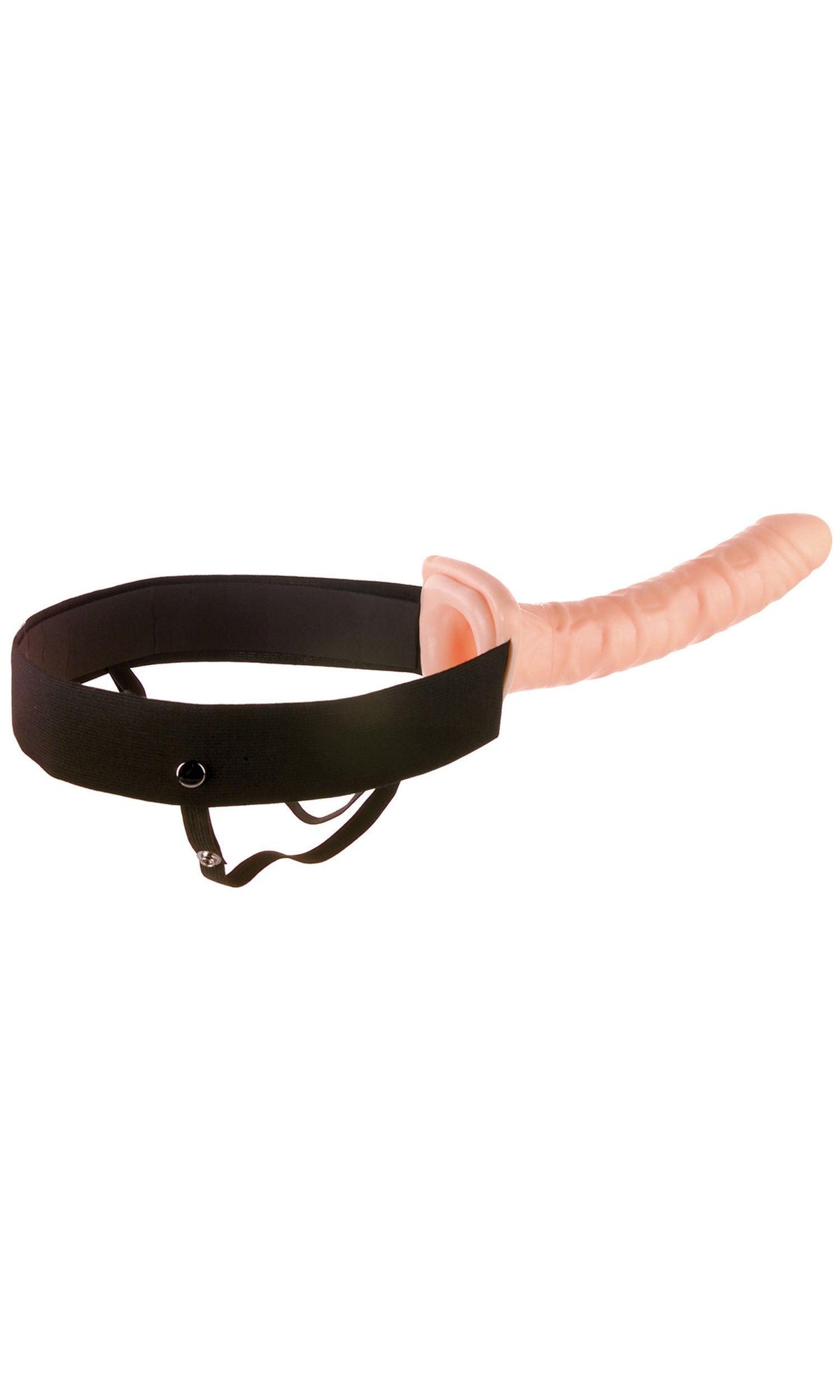 Fetish Fantasy Series 10 Inch Hollow Strap-on - Flesh - Love It Wet