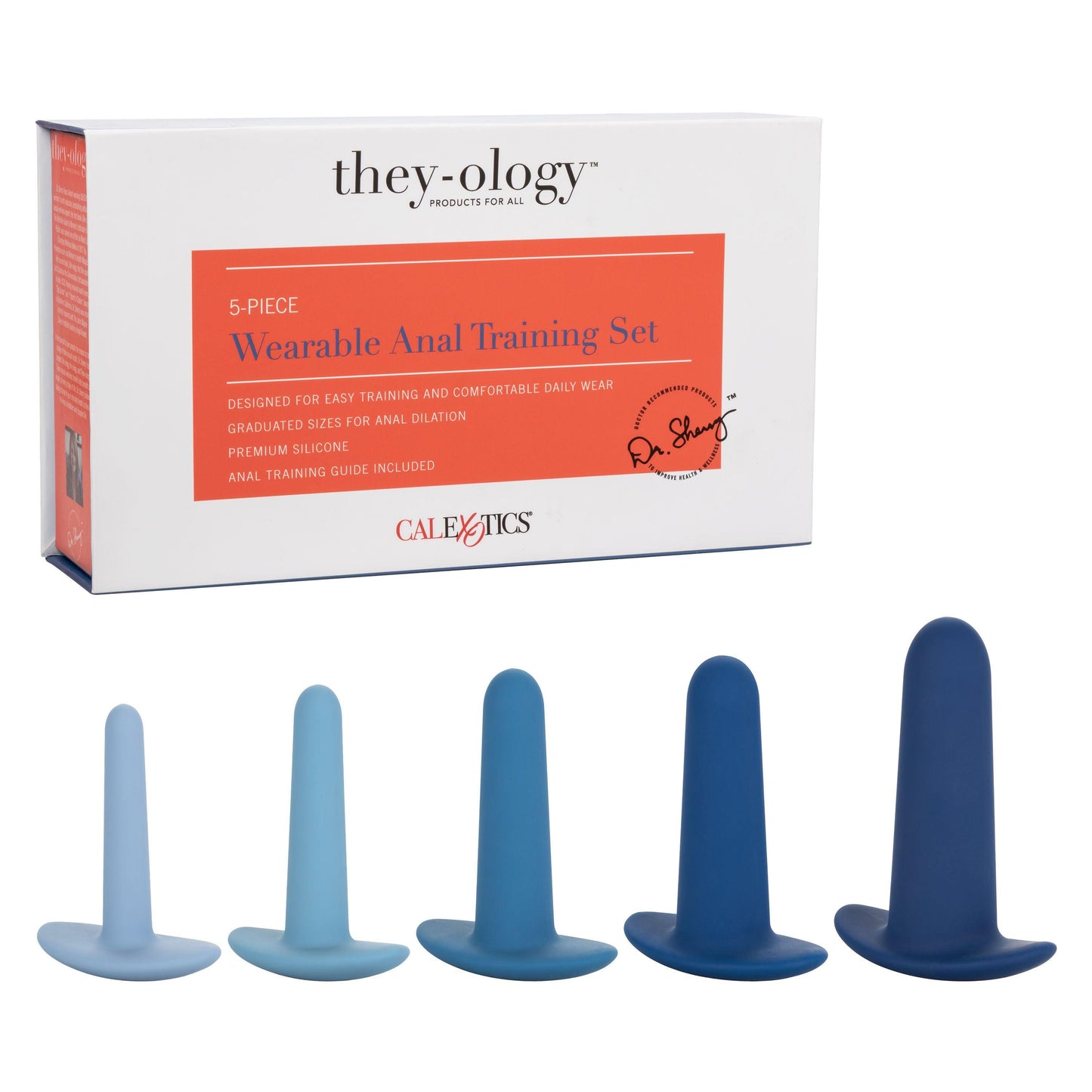 They-Ology 5-Piece Wearable Anal Training Set - Love It Wet