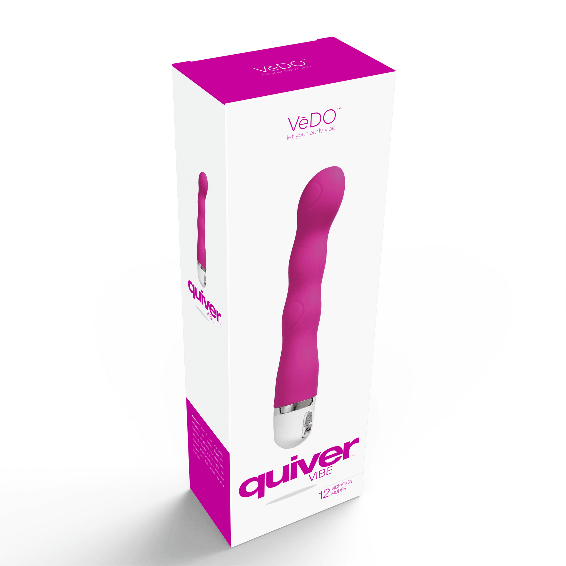 Quiver Vibrator - Hot in Bed Pink - Love It Wet