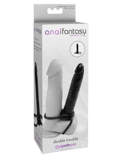 Anal Fantasy Collection Double Trouble - Black - Love It Wet