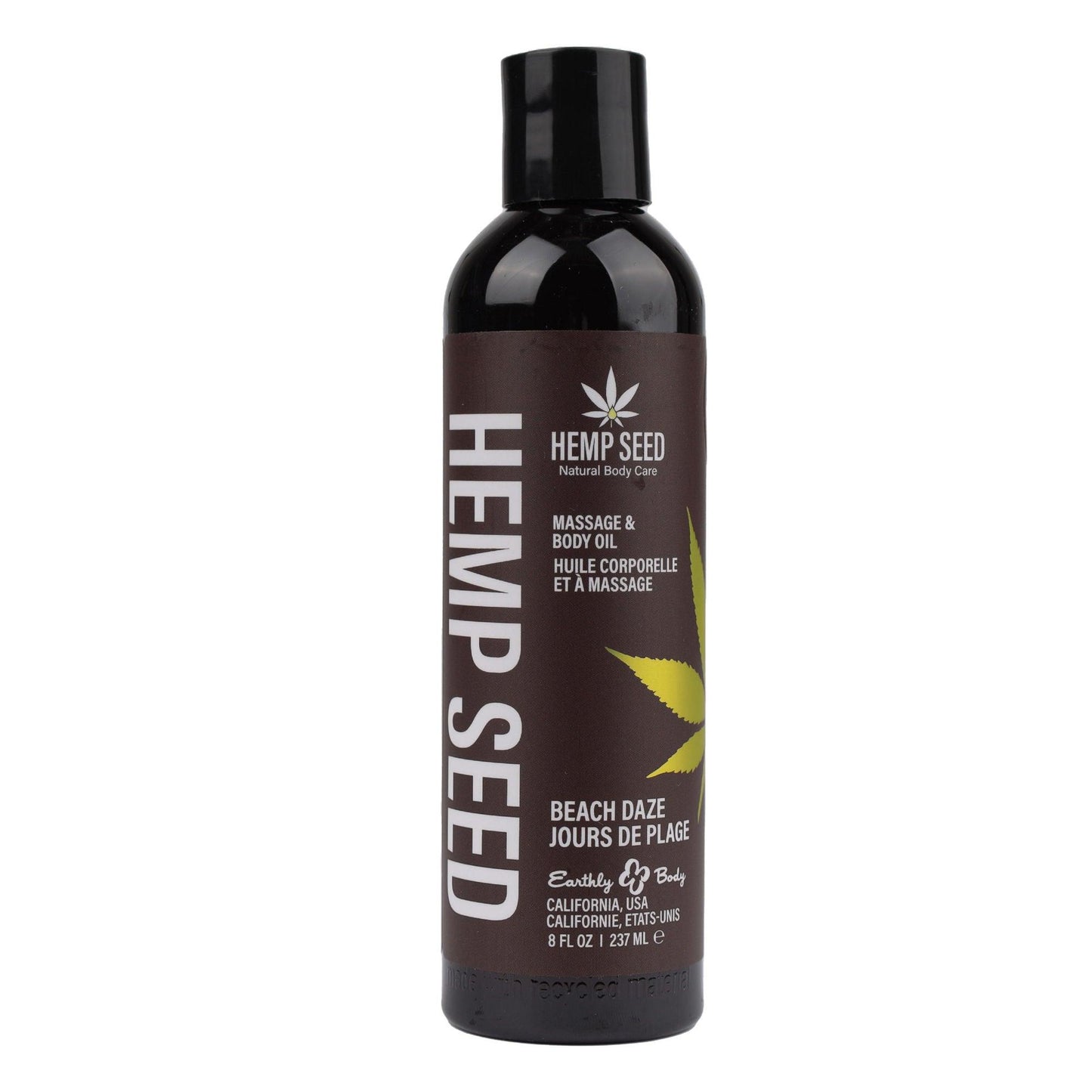 Hemp Seed Massage and Body Oil - Beach Daze - 8 Fl. Oz./ 237 ml - Love It Wet