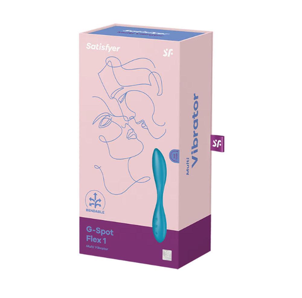 Satisfyer G-Spot Flex 1 - Multi Vibrator - Petrol - Love It Wet