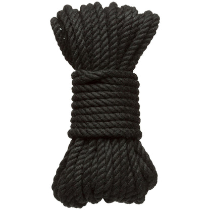 Merci - Bind and Tie - 6mm Hemp Bondage Rope - 30 Feet - Black - Love It Wet