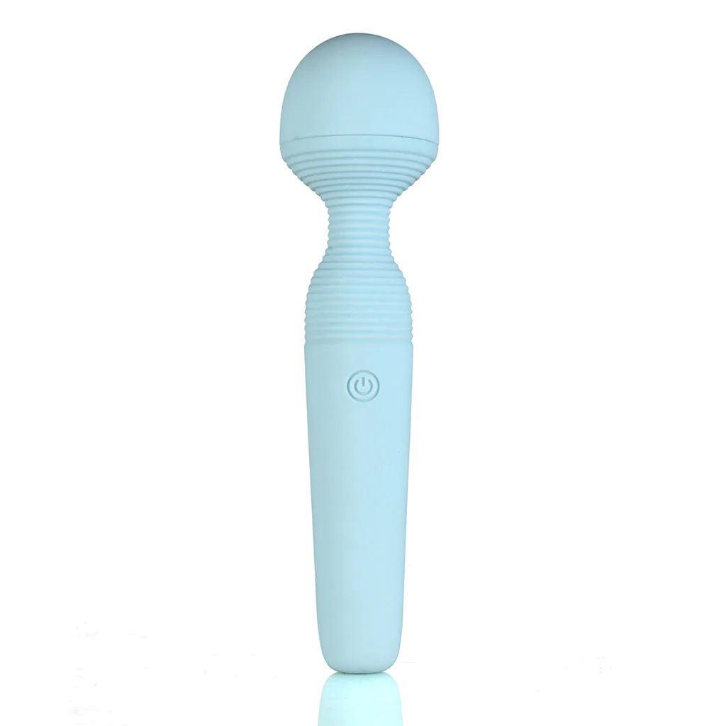 Grace Bendable Vibrating Pleasure Wand - Blue - Love It Wet