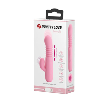 Pretty Love Leopold G-Spot Vibrator - Pink - Love It Wet