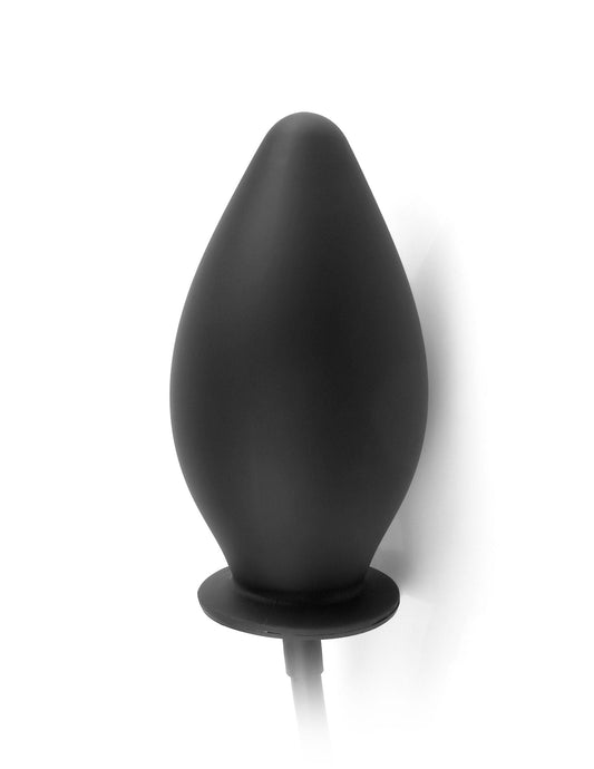 Anal Fantasy Collection Inflatable Silicone Plug - Black - Love It Wet