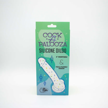 Cock-a-Palooza Confetti Silicone Suction Dildo - Love It Wet