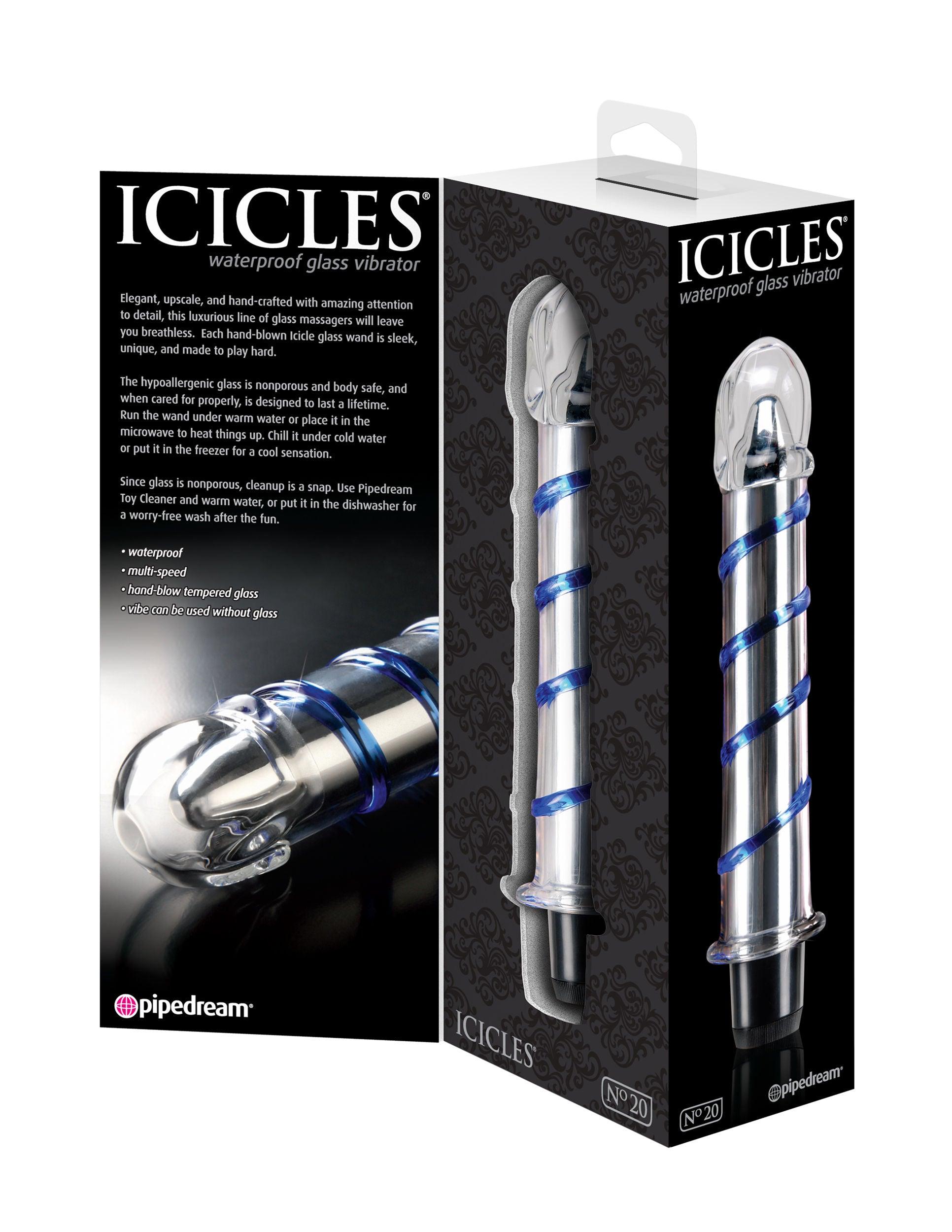 Icicles No. 20 - Clear / Blue - Love It Wet