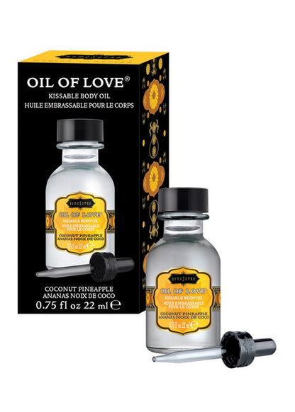 Oil of Love - Coconut Pineapple - 0.75 Fl. Oz. / 22 ml - Love It Wet