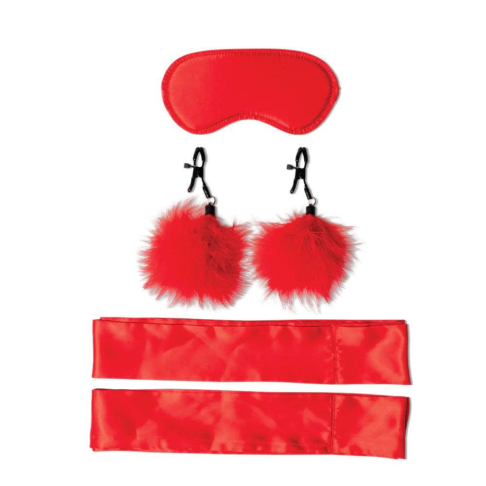 Amor Bondage Begginer Kit - Red - Love It Wet