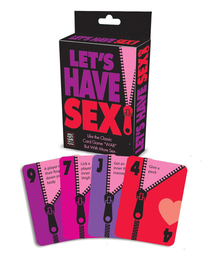 Lets Have Sex Card Game - Love It Wet