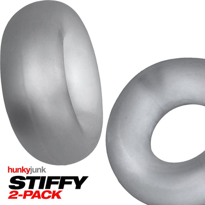 Stiffy 2 -Pack Bulge-Rings - Tar Ice - Love It Wet