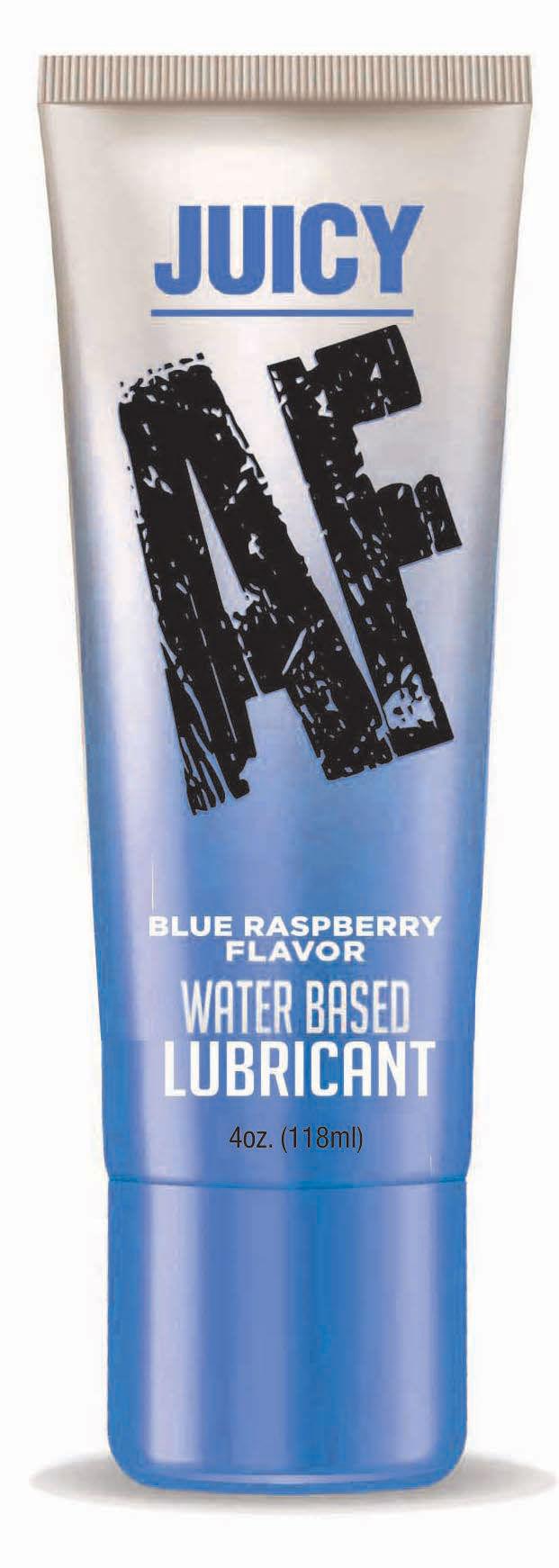 Juicy Af - Blueberry Water Based Lubricant - 4 Oz - Love It Wet