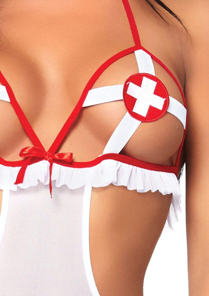 2 Pc. Naughty Nurse - One Size - Love It Wet