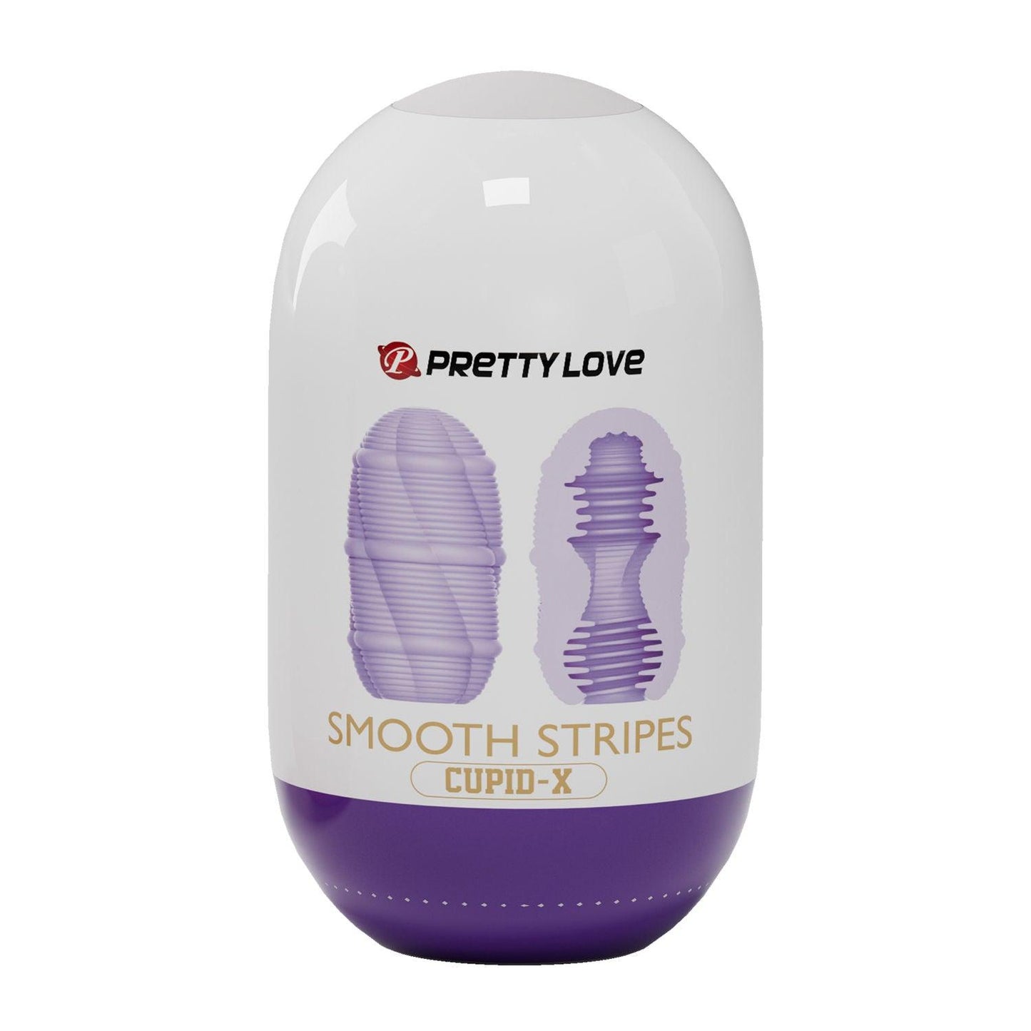 Pretty Love - Smooth Stripes Cupid-X - Purple - Love It Wet