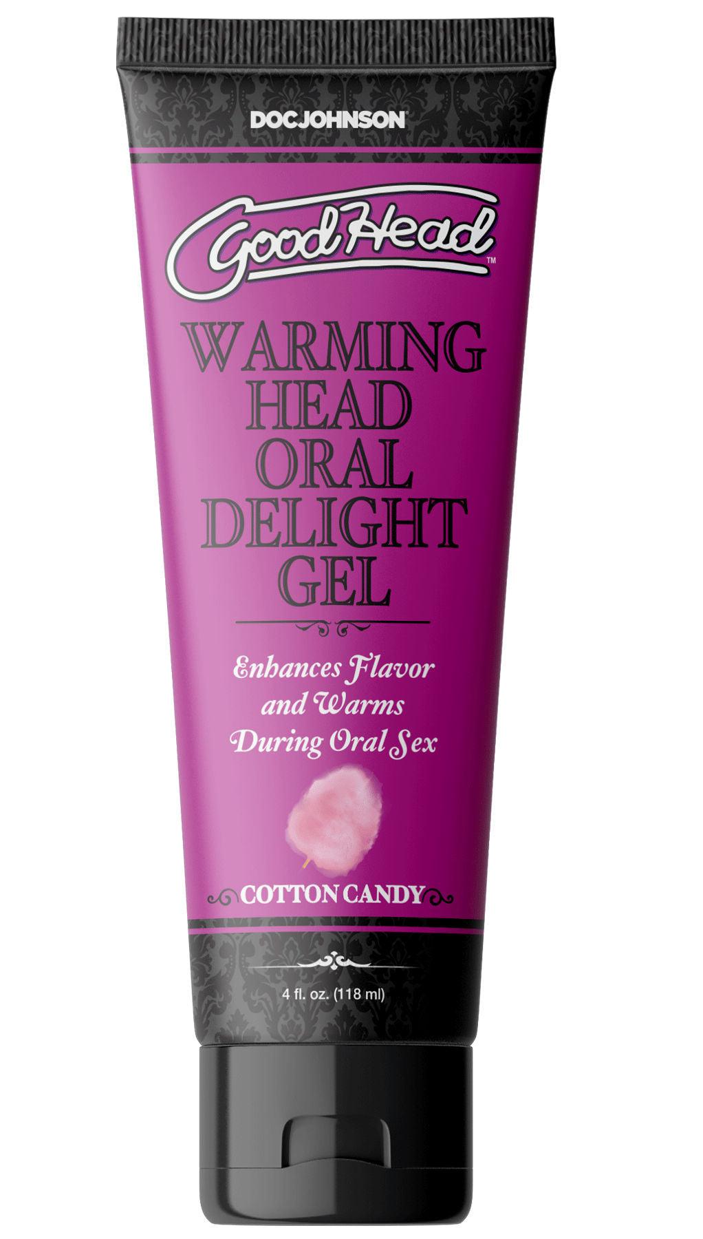 Goodhead - Warming Head Oral Delight Gel - Cotton Candy - 4 Fl. Oz. - Love It Wet